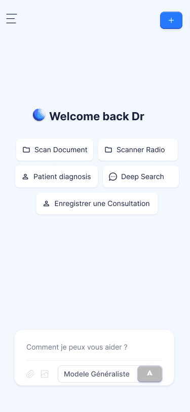 Doctify IA sur mobile : scanner un document, enregistrer une consultation